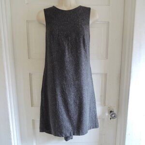 ADAM Adam Lippes Gray Tweed Silk & Wool Blend Shift Dress 6